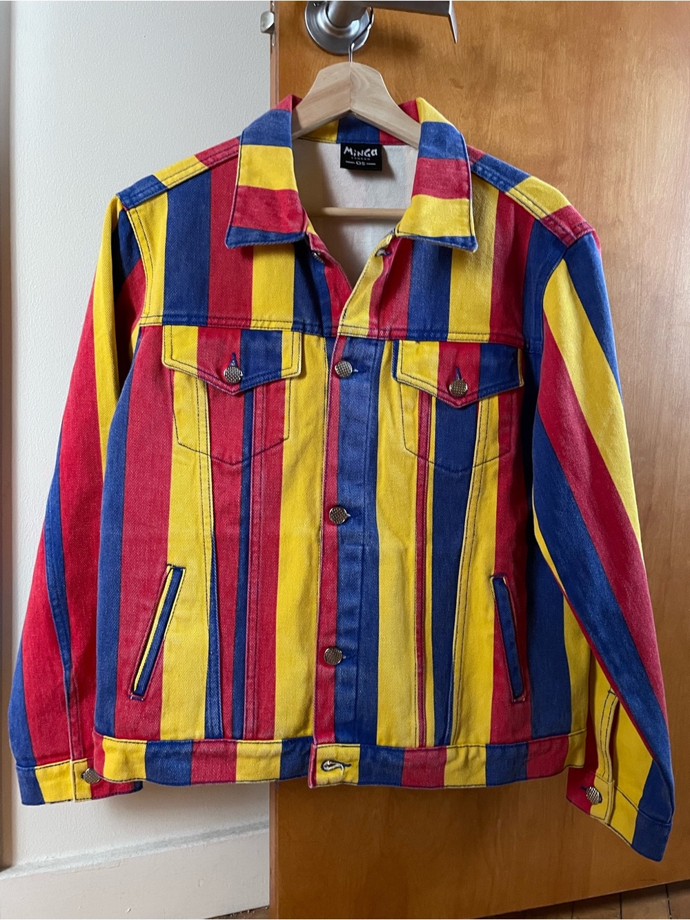 Minga London Primary Colors Denim Jacket